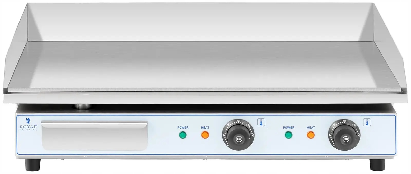 Podwójna płyta grillowa 730x400 mm gładka ROYAL CATERING RC-EG001 10012369
