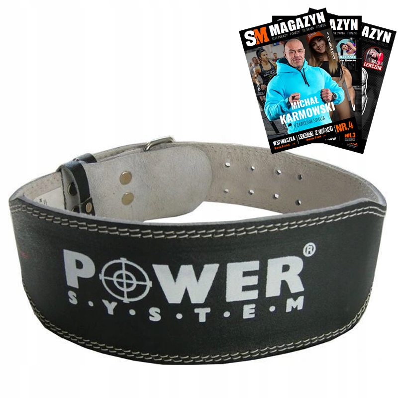 

Power System Pas Kulturystyczny Skórzany Mocny