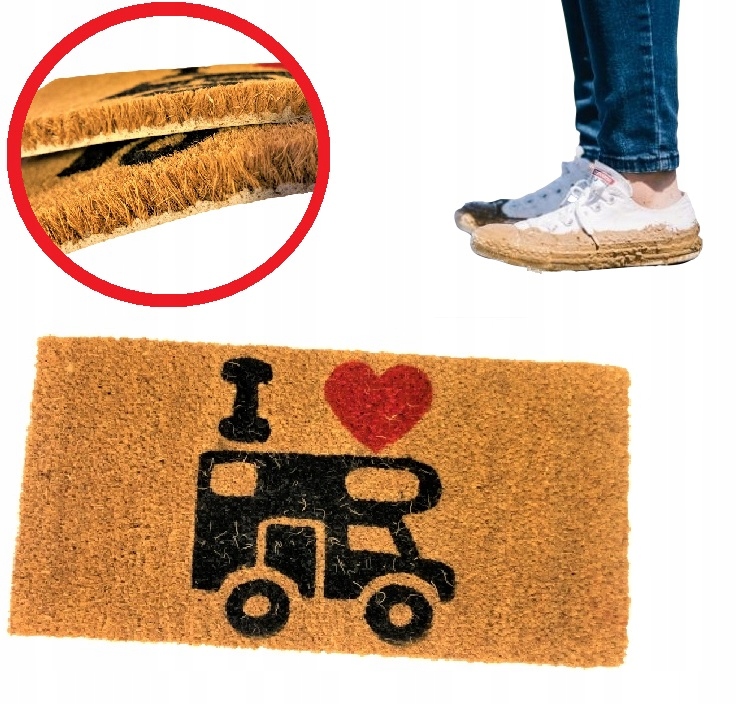 

Wycieraczka Do Butów Kokosowa Eko I Love Kamper