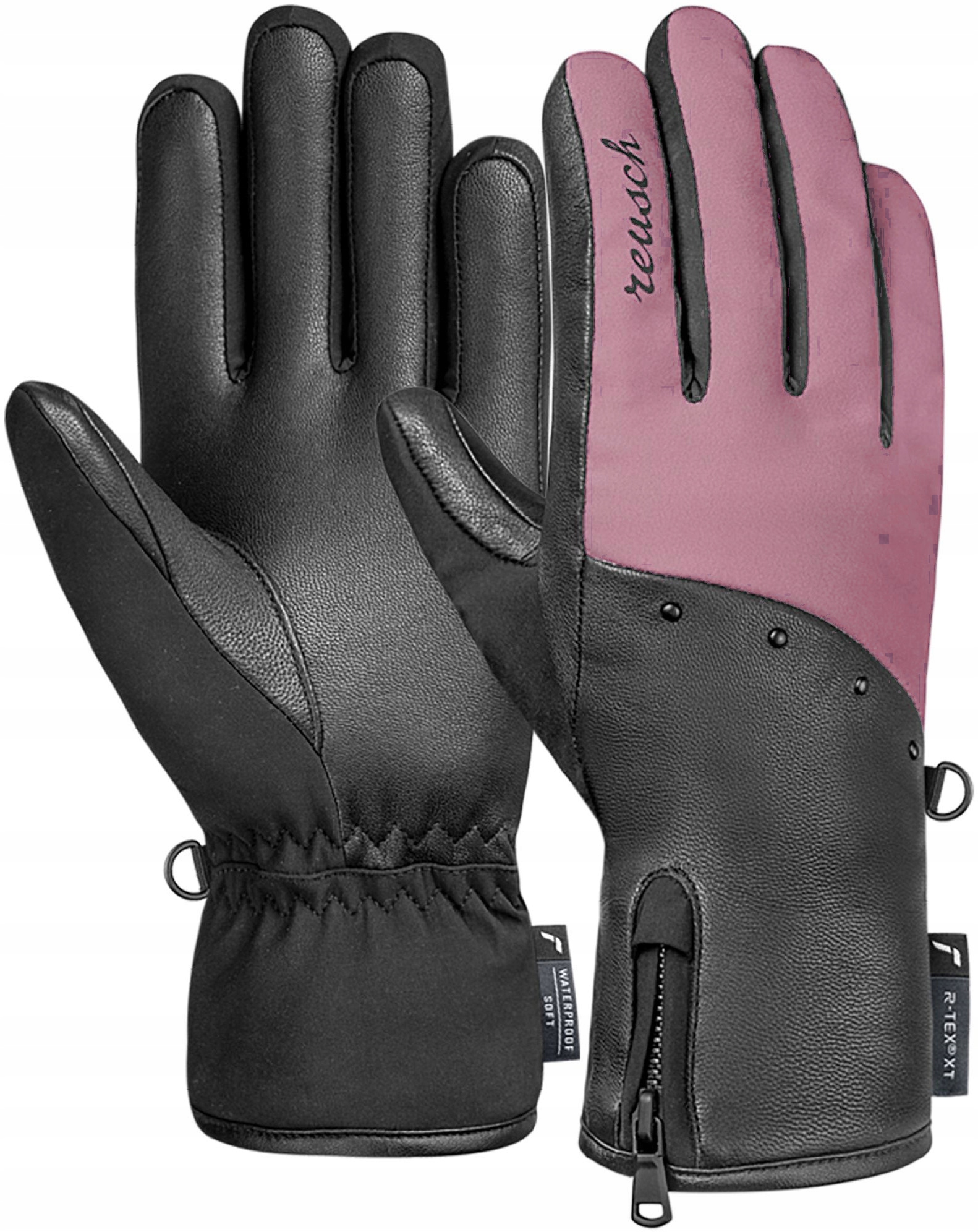 Damskie Rękawice Narciarskie Reusch Paige R-tex Xt Rozm: 7,5 M blk/orchid