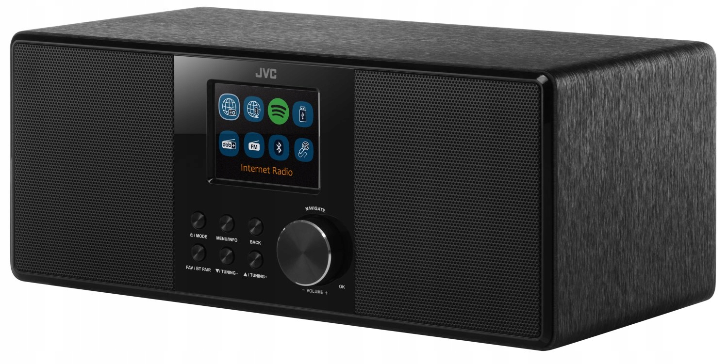 JVC RA-E981B Radio FM DAB+ Internetowe Bluetooth Czarny