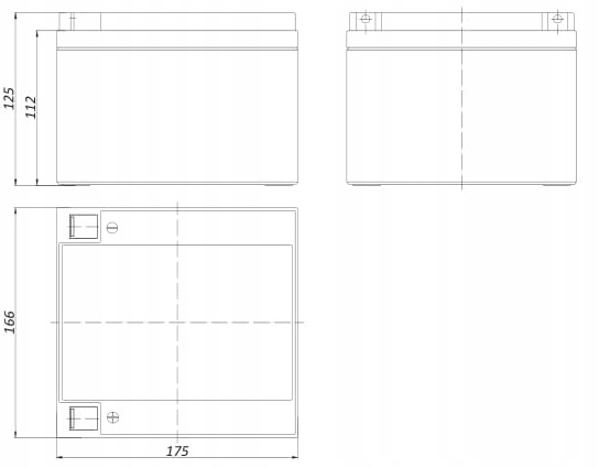 AKUMULATOR BATERIA AGM VRLA TECHNOCELL TC 12V 26Ah TC26-12 TC26 CENTRALA Producent Technocell
