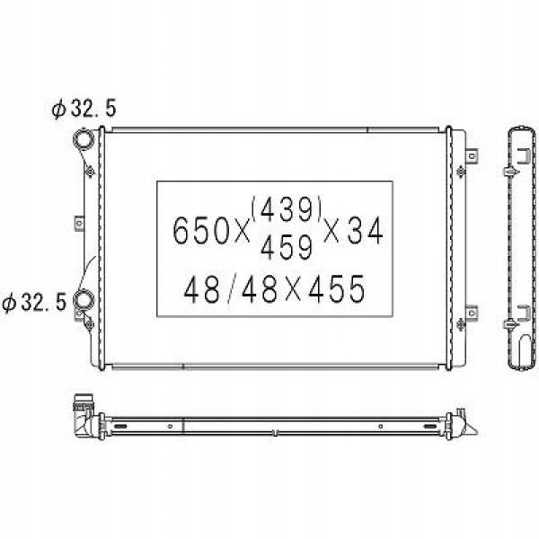 Chłodnica Audi A3 Tt 06-12
