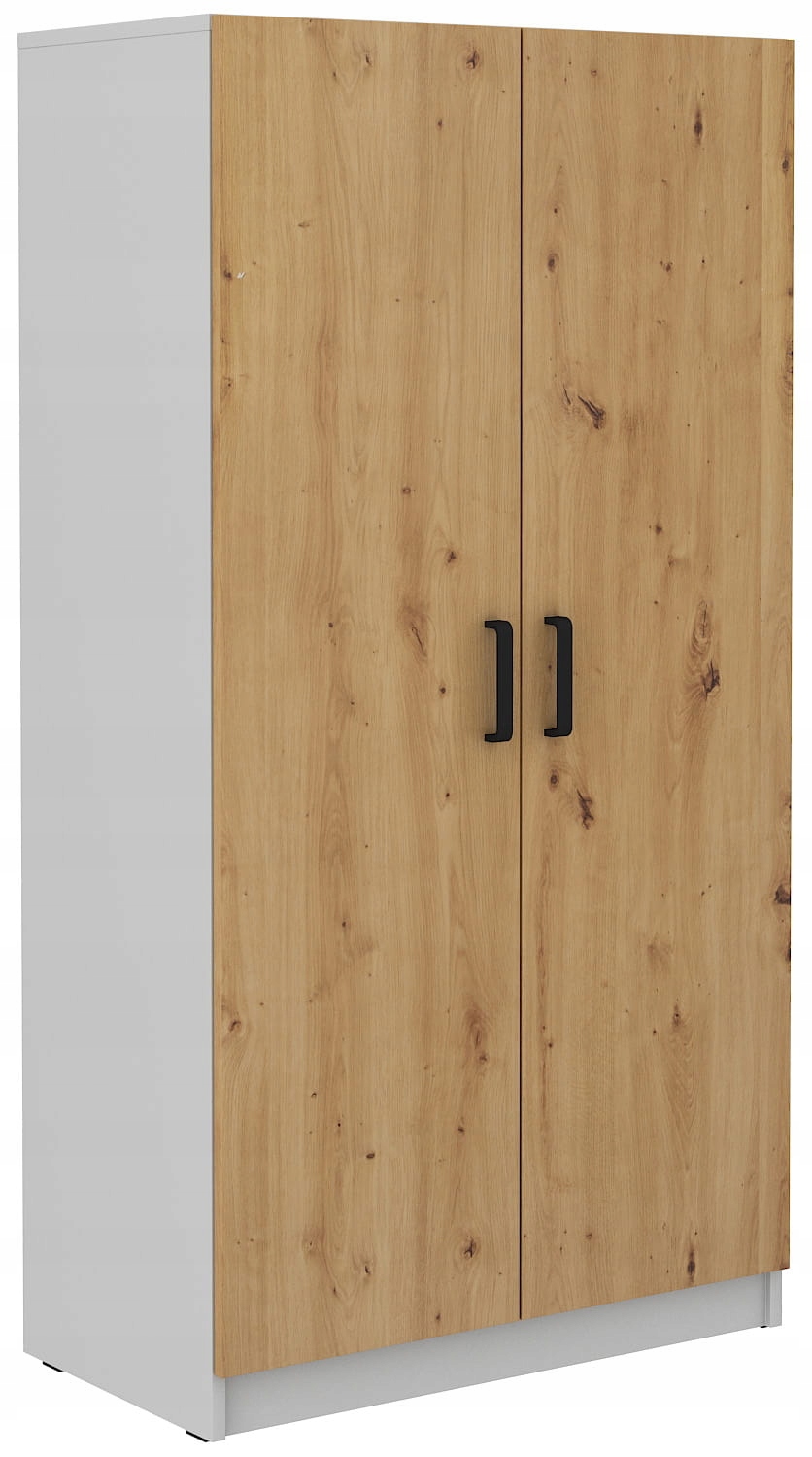 Praktická 2-DVEŘOVÁ Skříň Malta S Policemi Artisan Šedá