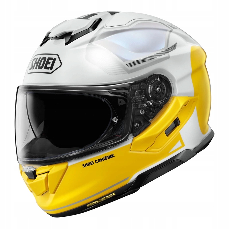 Motocyklová prilba Shoei Gt-air 3 Mike TC-3 biela žltá Darčeky