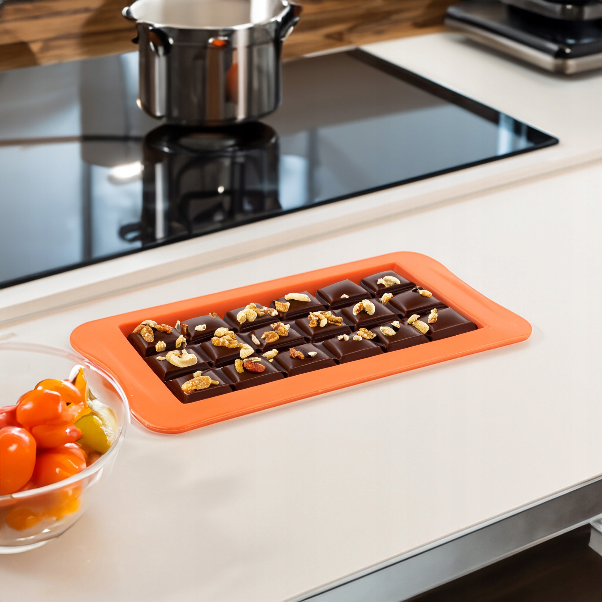 FORMA SILIKONOWA TABLICZKA DO CZEKOLADY KOSTKA 15SZT LÓD DESER 10,3x21,2 CM