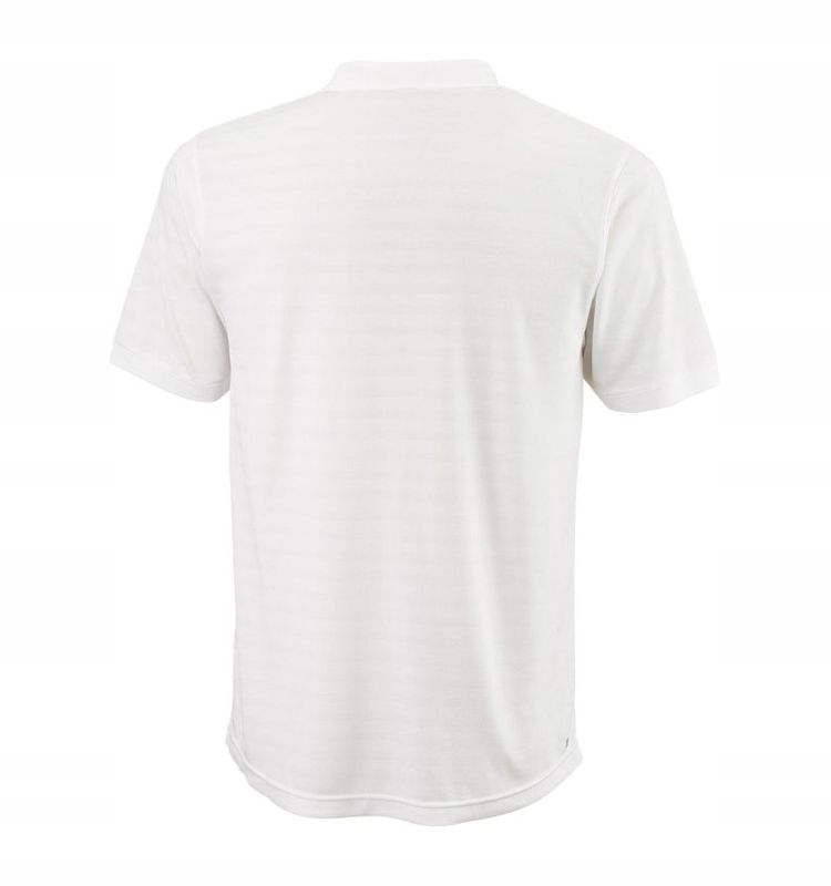 KOSZULKA MĘSKA WILSON STRIPE POLO WHITE XXL Rękaw krótki rękaw