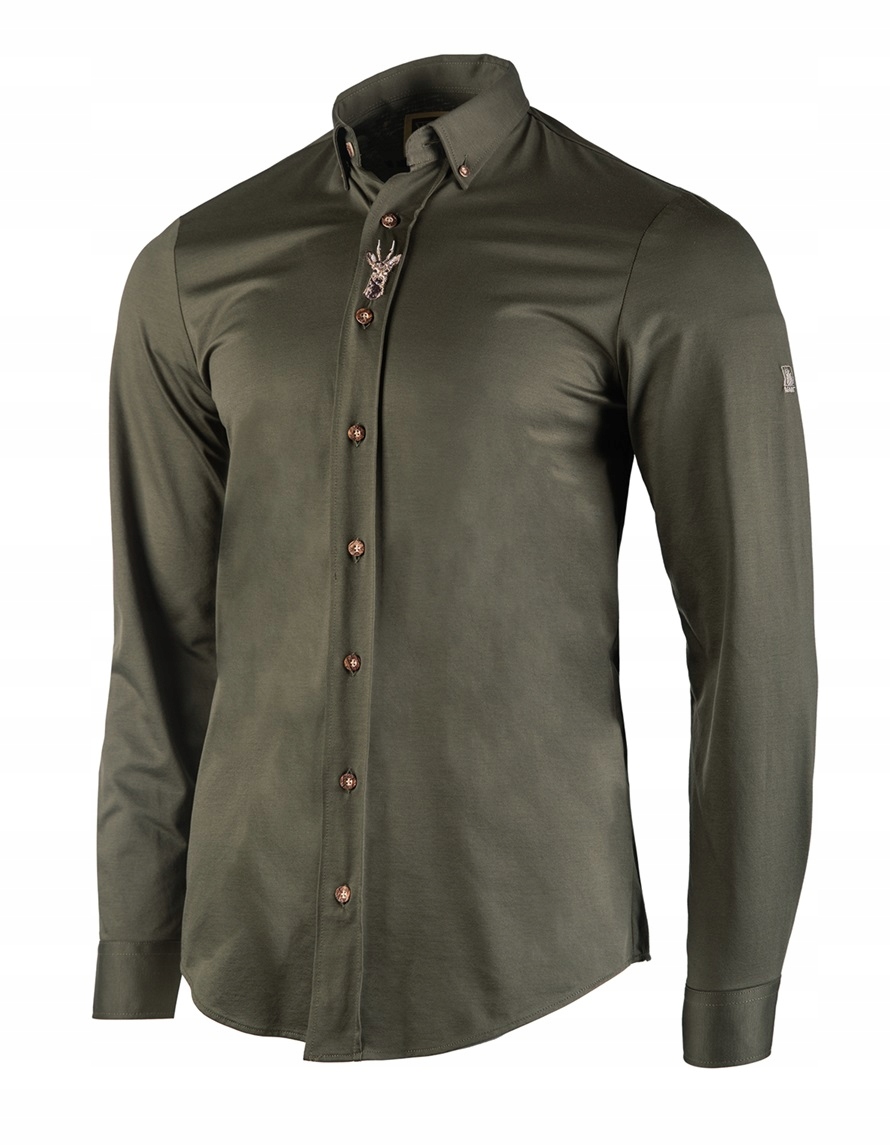 Koszula myśliwska męska bawełniana Tagart koziołek ciemnozielona 3XL