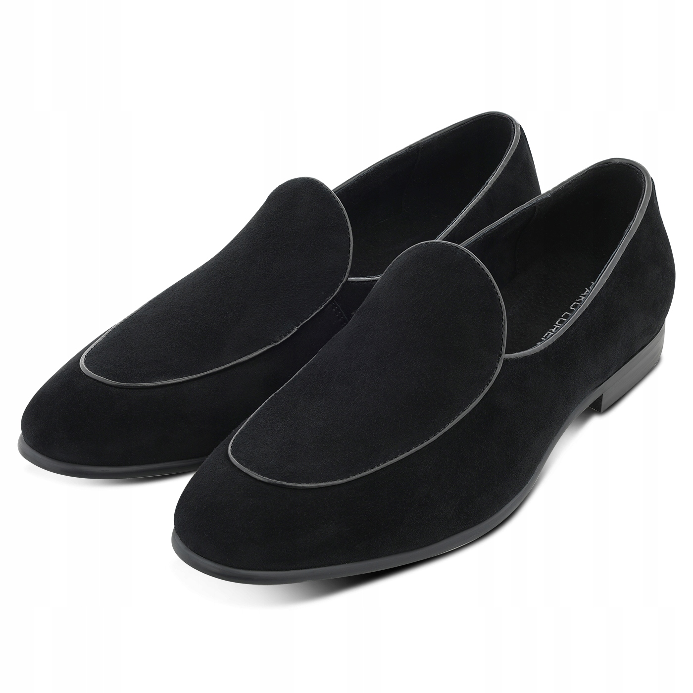 Černé elegantní pánské loafersy ze 100% kůže Pako Lorente vel
