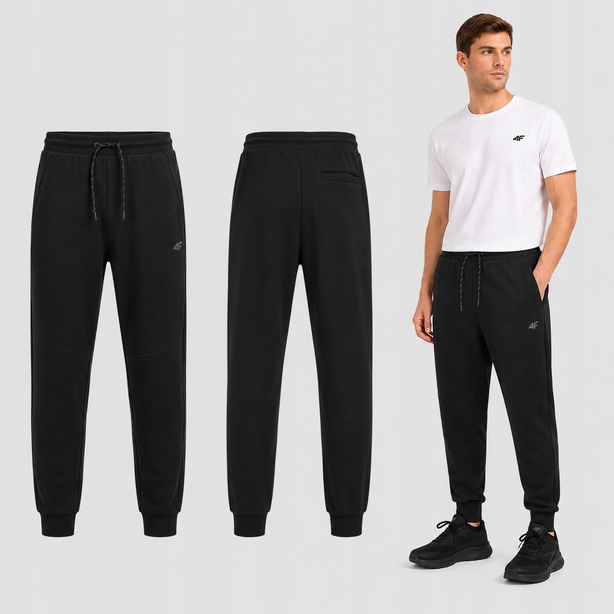 Pánské Teplákové Kalhoty 4F Sportovní Tepláky Joggery XL M1676 SS26