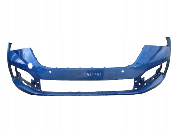 SKODA SCALA 19- ZDERZAK PRZEDNI PRZÓD 657807221 - LEKKO PĘKNIĘTY