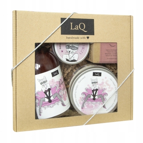 Laq Sada Pivoňka Kočka 4 gel 500 ml pěna máslo peeling