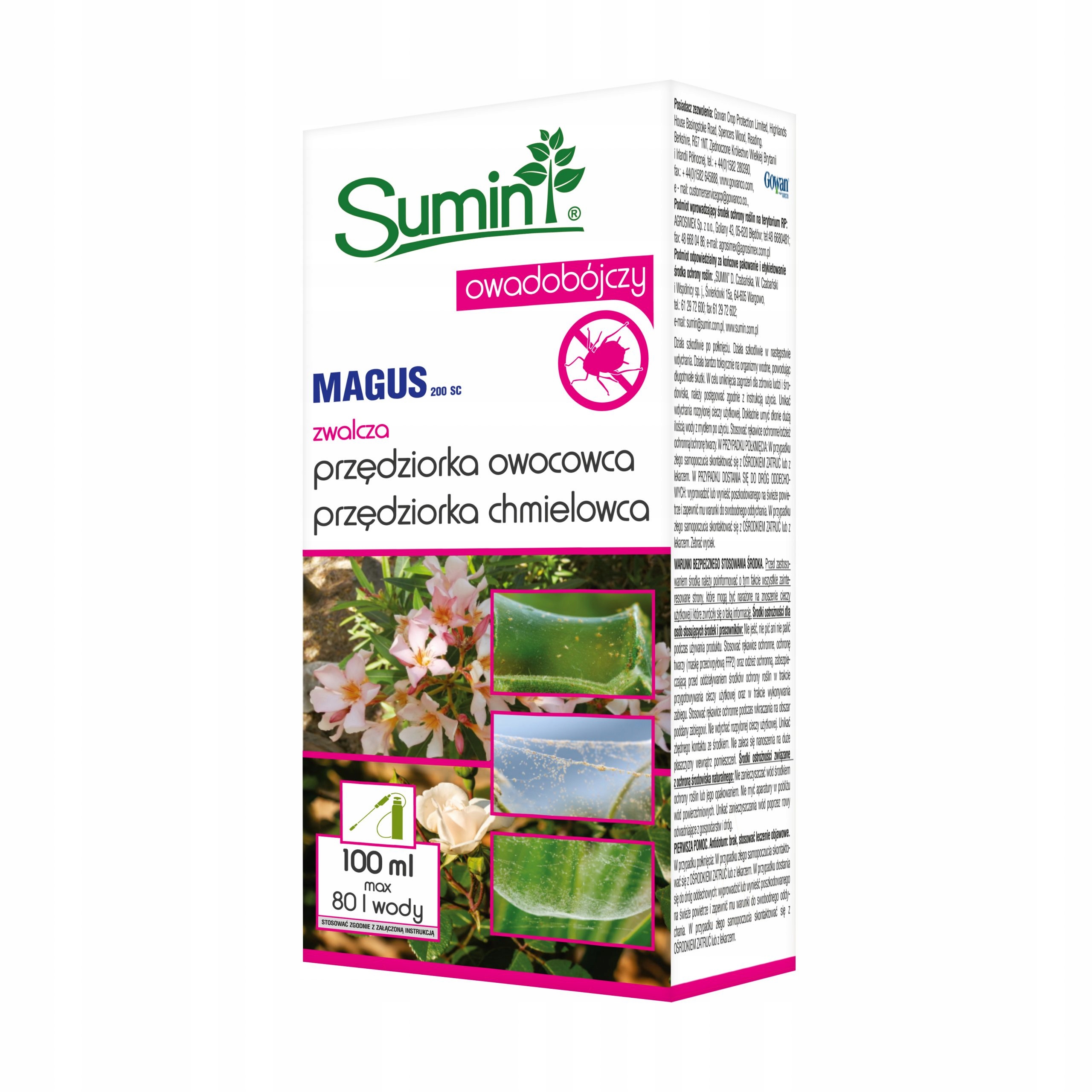 

Magus 200SC Środek Do Zwalczania Przędziorka 100ml
