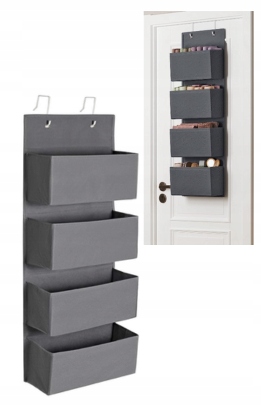 WISZĄCY ORGANIZER NA DRZWI 4 KIESZENIE DUŻO MIEJSCA