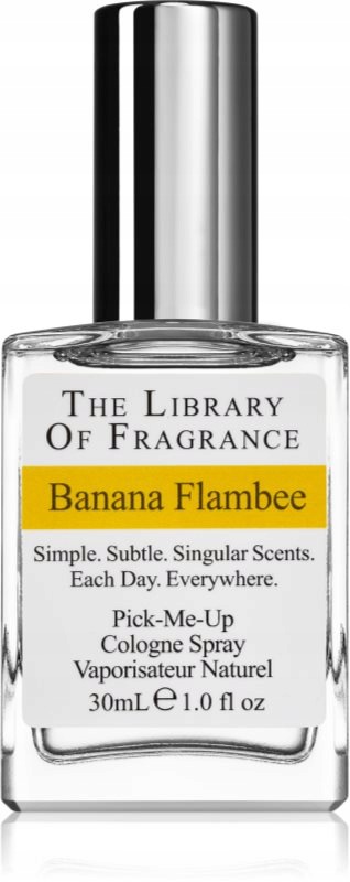 The Library Of Fragrance Banán Flambee Kolínská Voda 30 ML Unisex