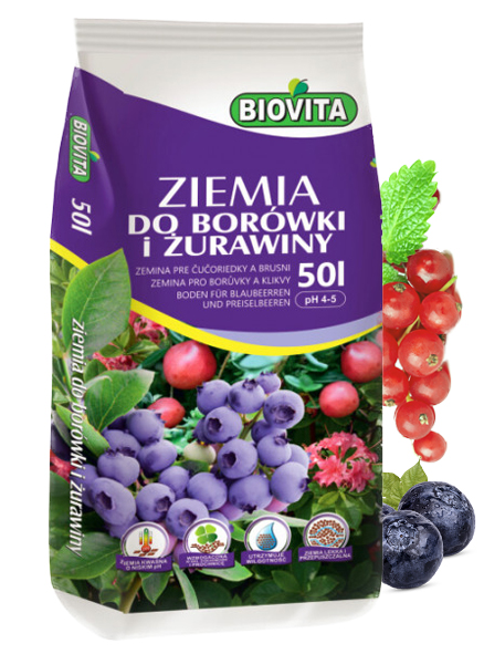 

Ziemia Podłoże Do Borówki I Żurawiny Biovita 50L