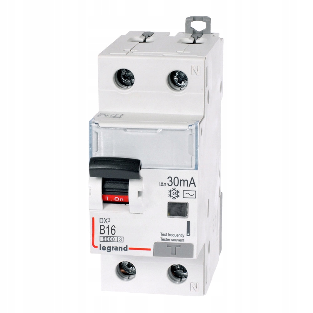 

Legrand Wyłącznik Różnicowonadprądowy B16A 410921