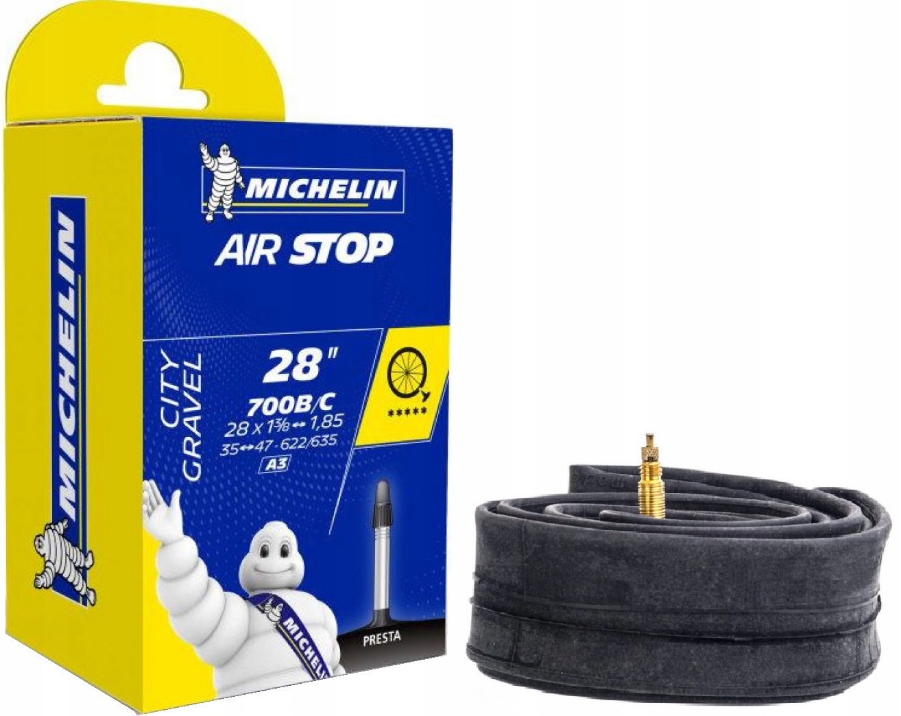 

Michelin dętka A3 Airstop 28 700x35-47 40mm Presta
