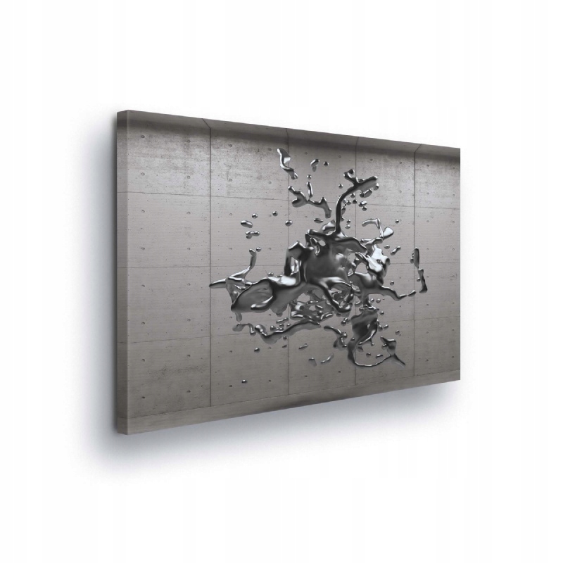 Obraz 100x75 Abstrakce beton kov pohyb dynamika moderní 3D textura