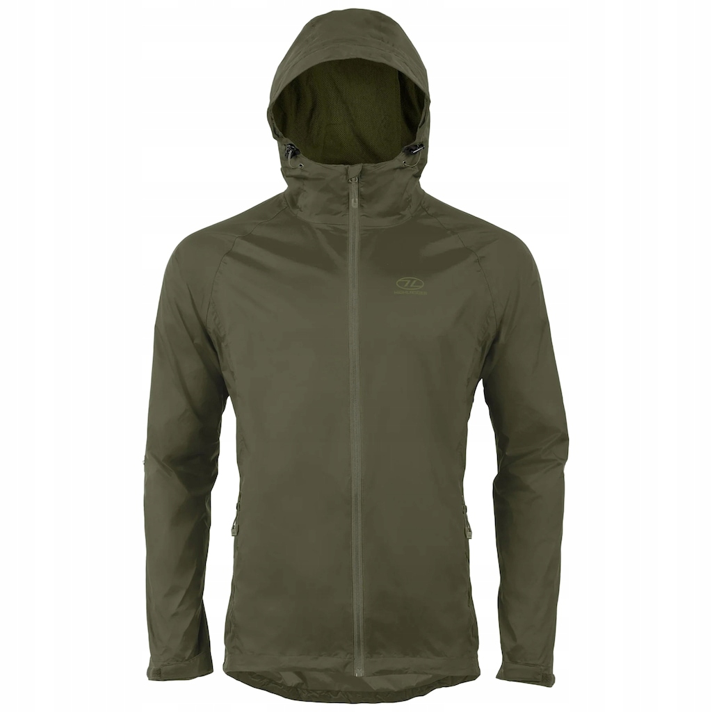 Pláštěnka Highlander Outdoor Stow & Go Pack Away Olive Xs