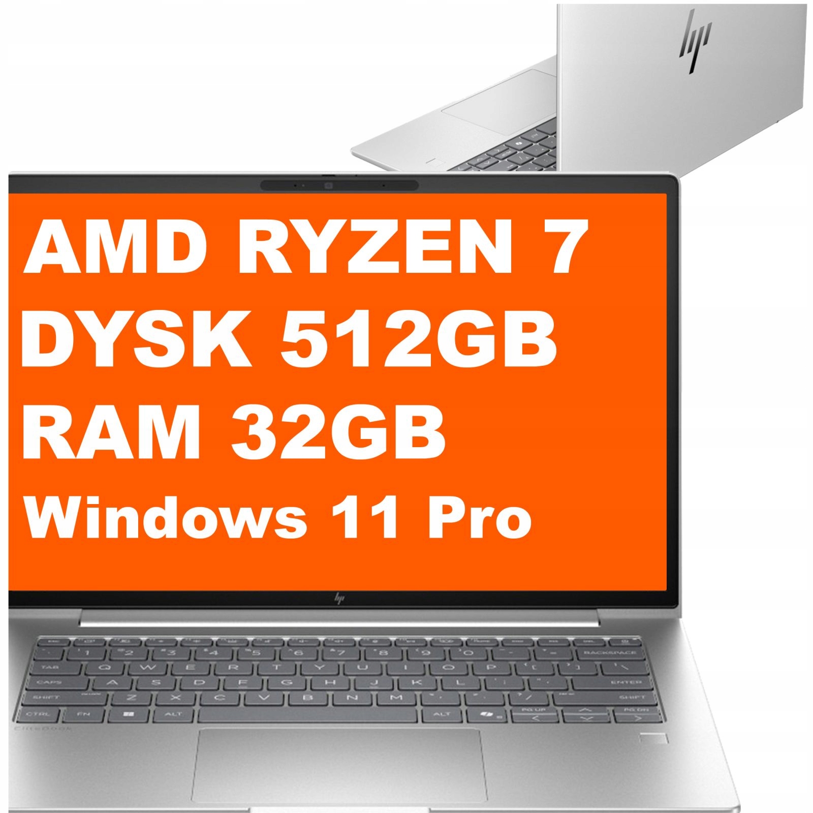 Notebook Hp EliteBook 6 G1a 14 Ryzen 7 32GB 512GB Amd Radeon Wuxga Windows 11 Pro
