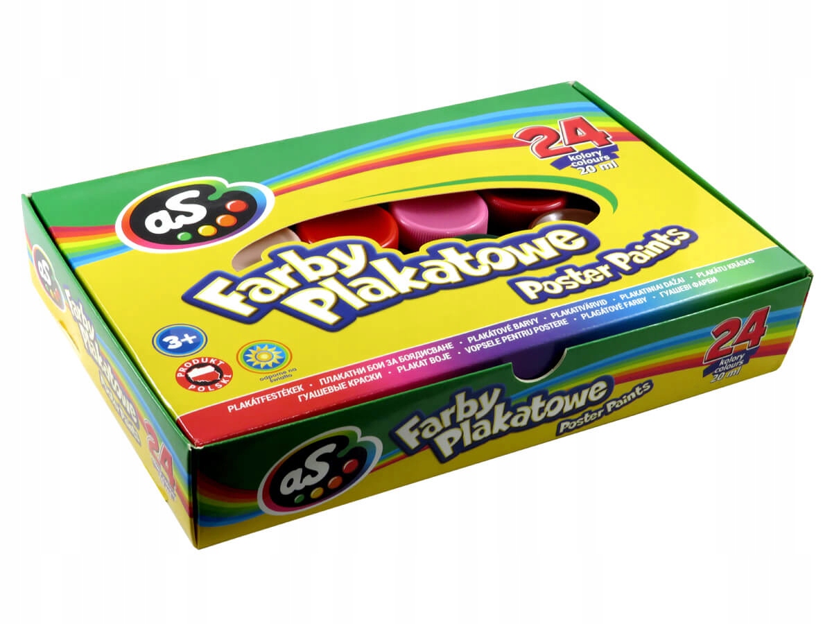 FARBY PLAKATOWE ASTRA 24 KOLORY 20ml B. INTENSYWNE Marka Astra