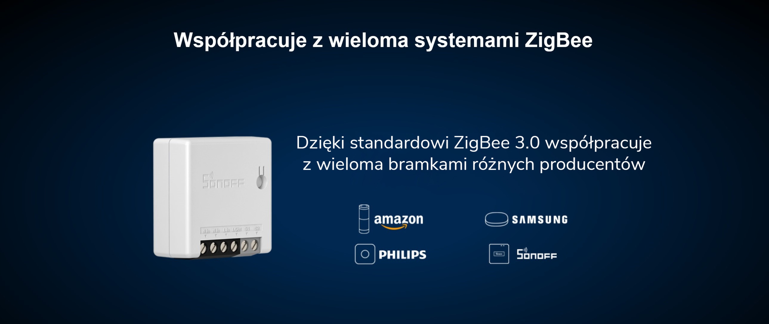 Sonoff Mini ZigBee ZBMINI przekaźnik dopuszkowy Cechy dodatkowe łączność radiowa łączność z wifi