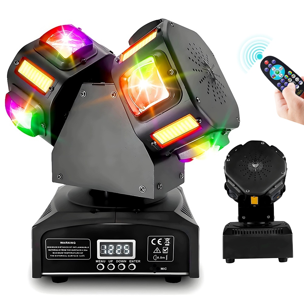 Led scénické osvetlenie 120 W s dvojitým Rgb ramenom pre diskotéky