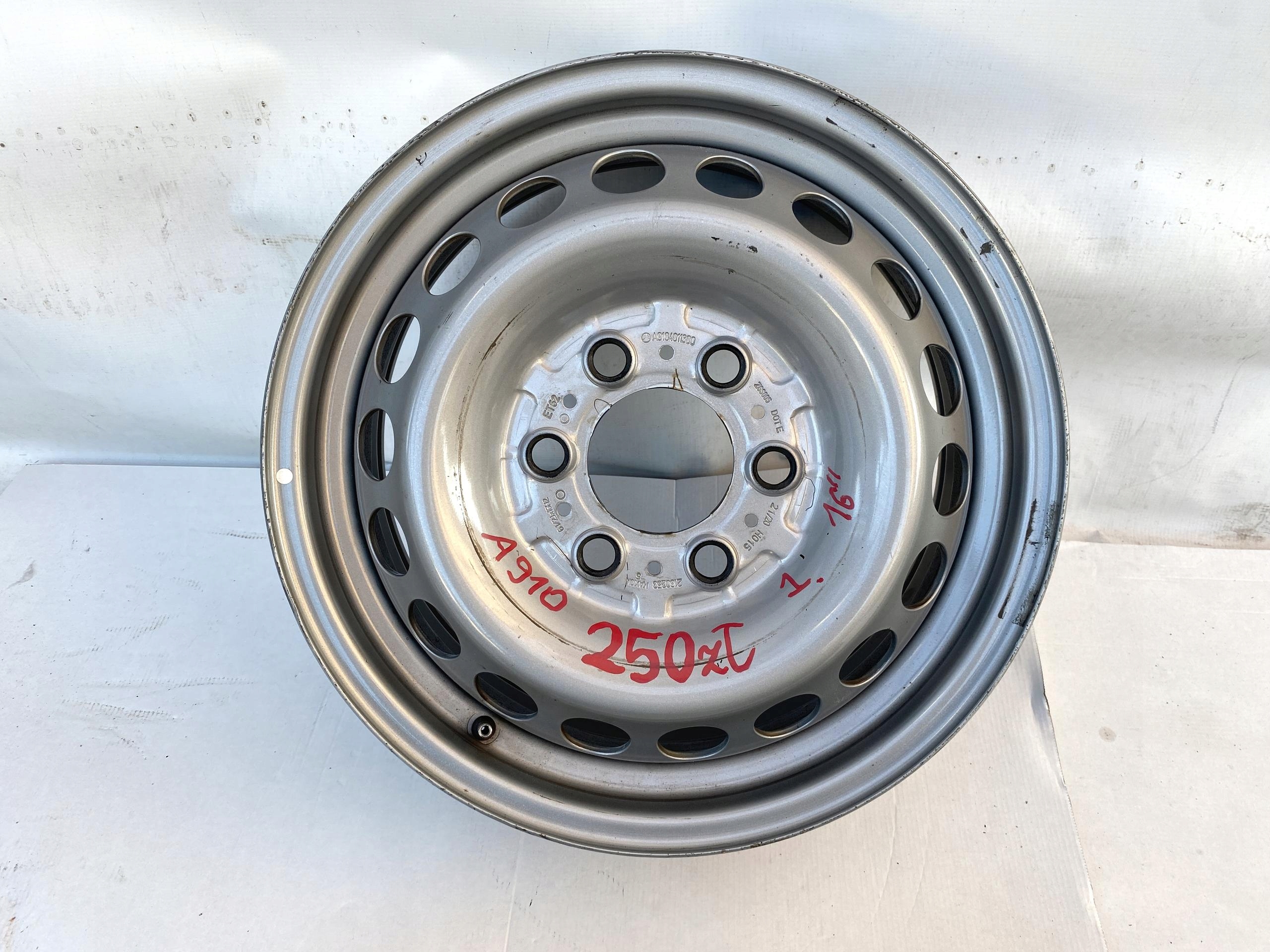 SPRINTER 910 17- CERCHIO STALOWA SREBRA 16" a9104011300