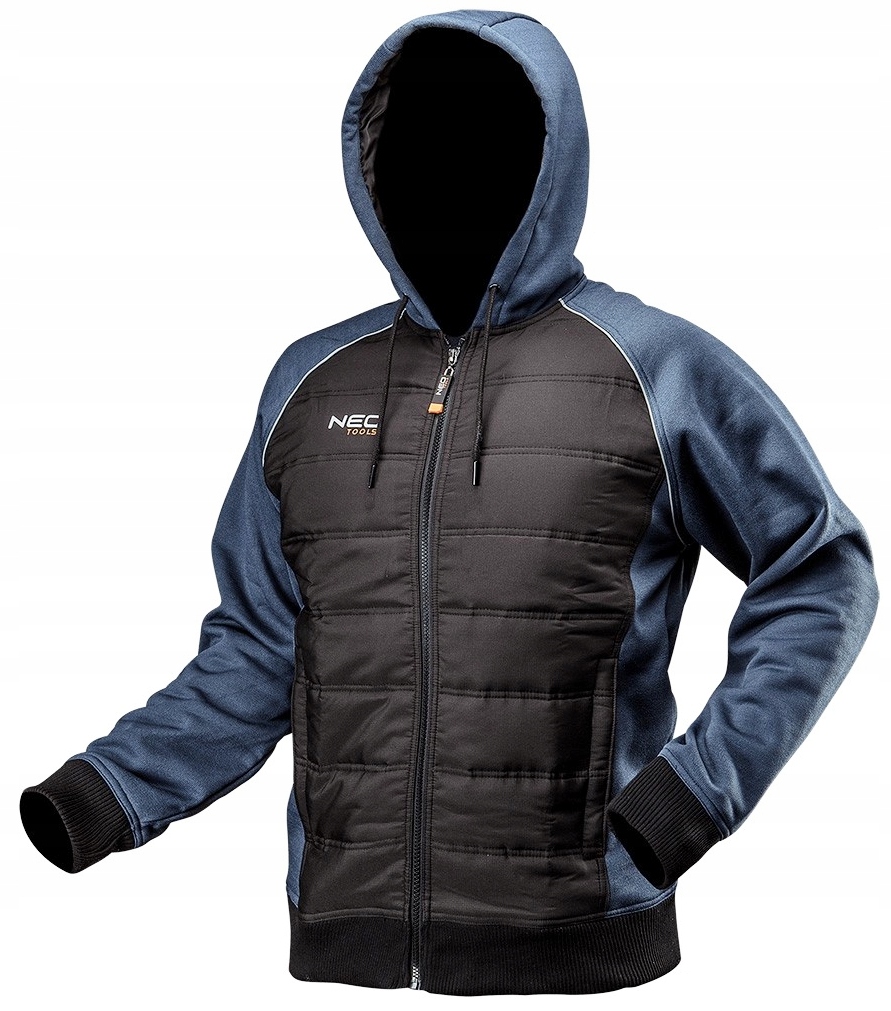 Bluza Robocza Z Kapturem Męska Odblaskowa Ciepła Ubranie Robocze Bhp 3XL