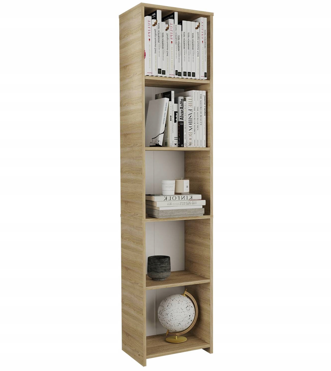 

Regał biurowy 40cm sonoma