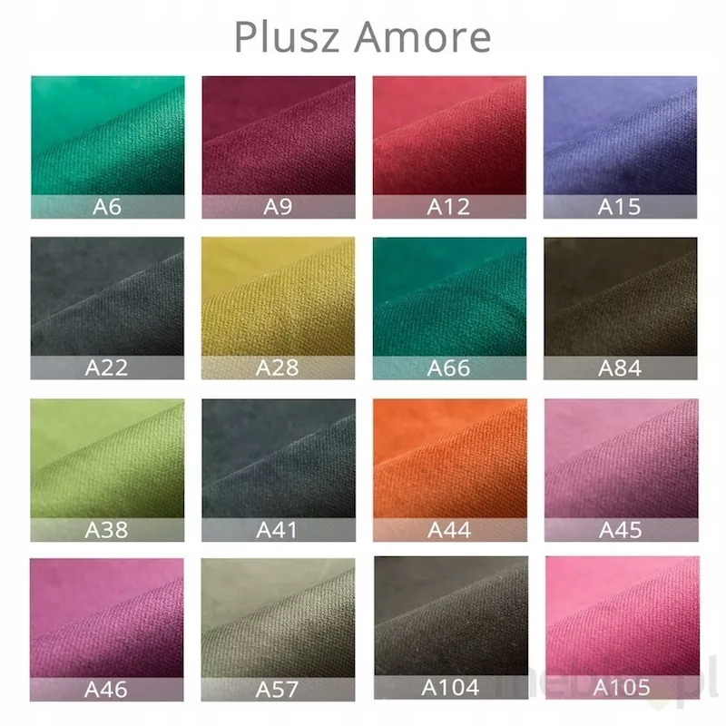 Fotel Undo bardzo wygodny! Unikalny Design Szezlong Plusz Amore A104 Wysokość mebla 80 cm