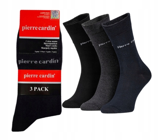

Skarpety garniturowe Pierre Cardin 3PAK 39/42 mix