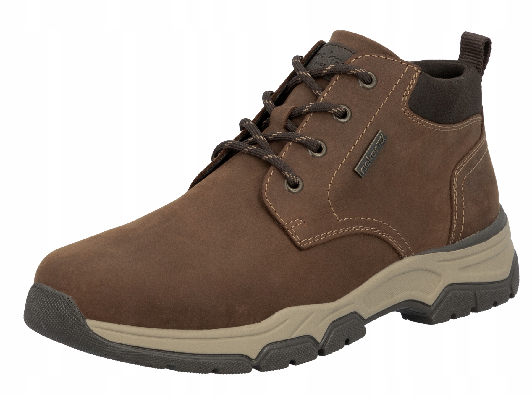 Pánské kotníkové boty Rieker 31204-22, hnědá kůže, vel. 45, Tex boty