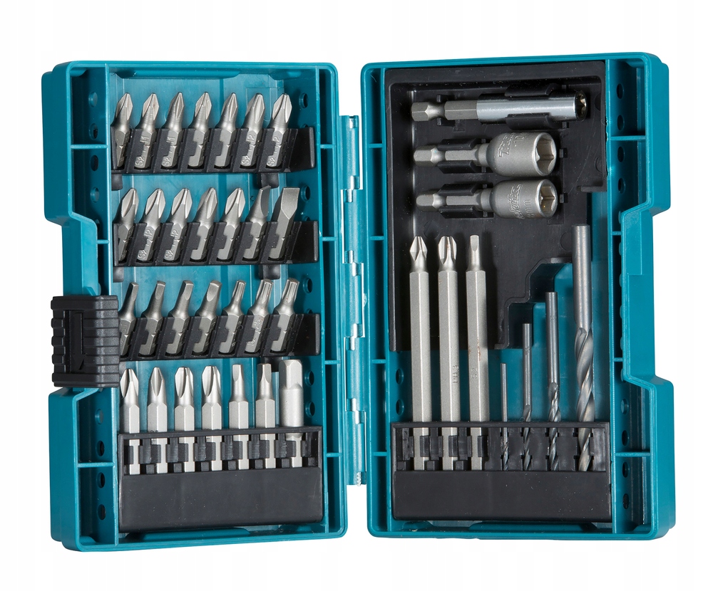 Makita B-54106 Zestaw wierteł i bitów 38szt walizka etui