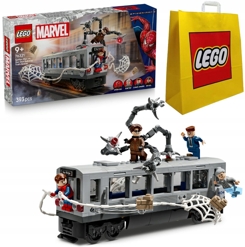 Lego Heroes 76321 Spider-Man versus Doc Ock: Scéna v metru taška