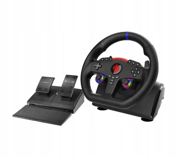Kierownica bezprzewodowa Subsonic SuperDrive 270 GT-5 z pedałami do Pc, PS5