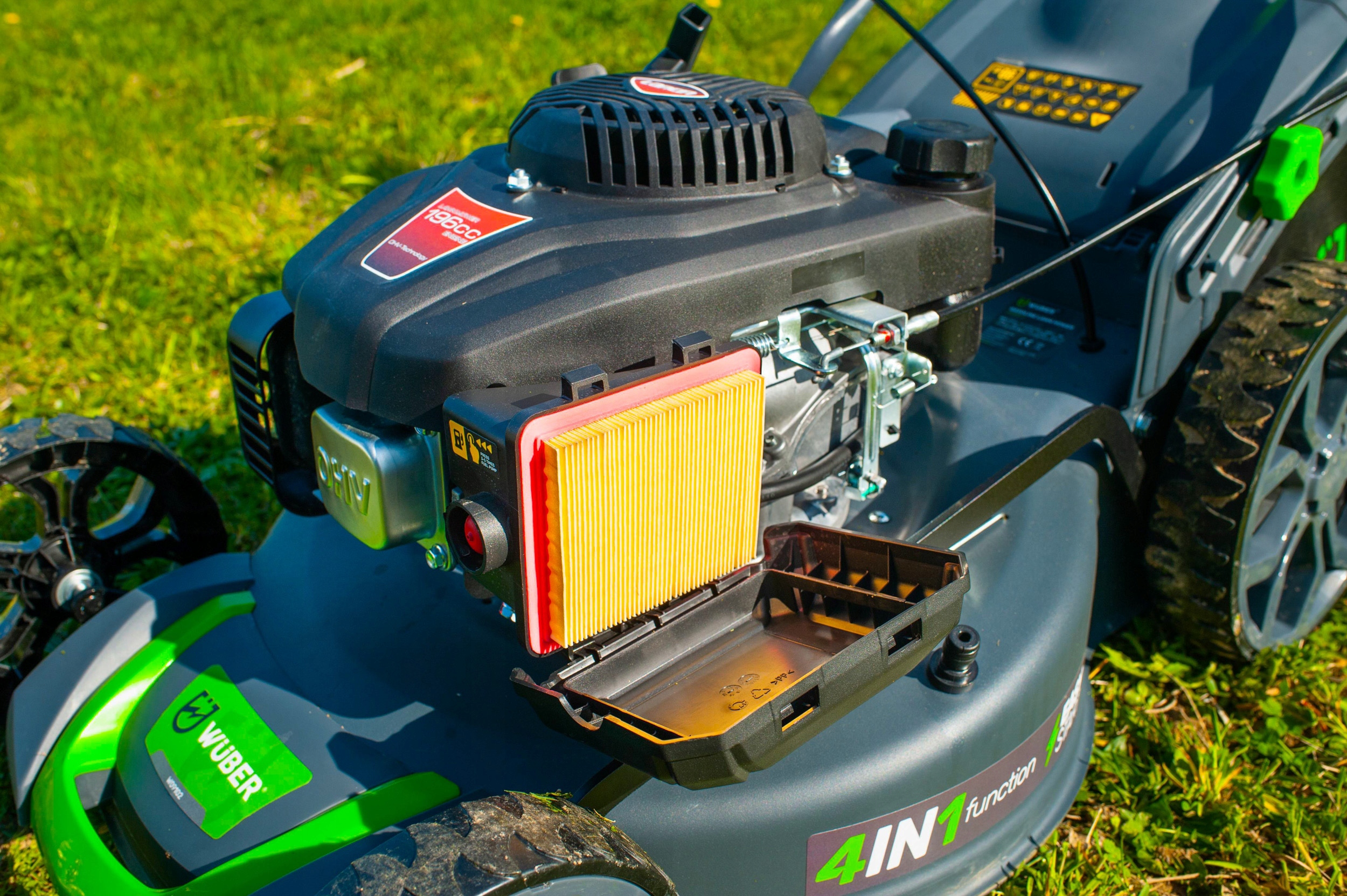 KOSIARKA SPALINOWA DO TRAWY Z NAPĘDEM MOCNA SILNIK LONCIN NAPĘD WUBER +OLEJ Pojemność kosza 69 l