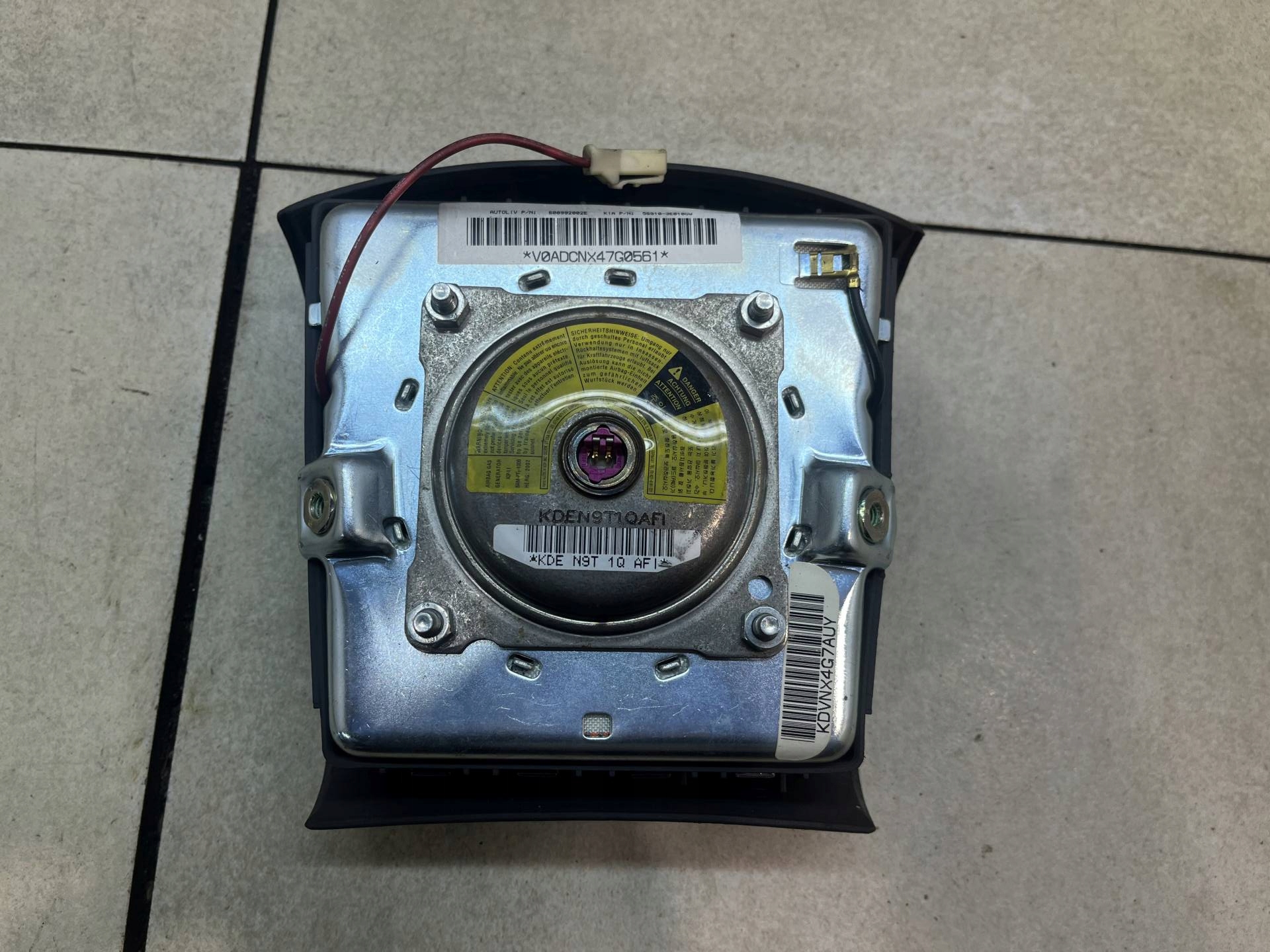 AIR BAG airbag aria KIA SORENTO e 2.5 CRDI 600992002E