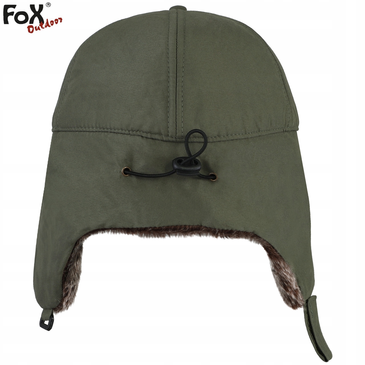 CZAPKA USZATKA ZIMOWA MĘSKA FOX TRAPPER OLIVE Marka Fox Outdoor