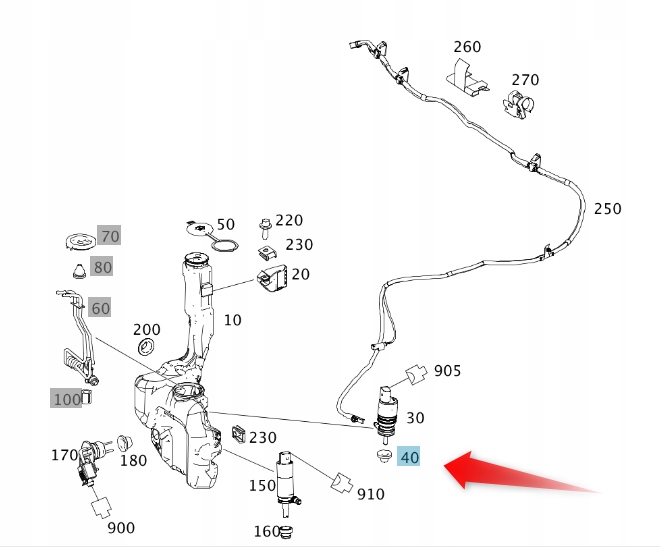 TULEJKA PROWADZACĄ POMPKI SPRYSKIWACZA A0009989001