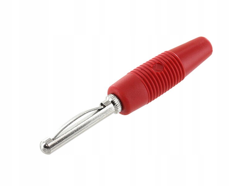 

Wtyk Bananowy 4MM Hirschmann Czerwony