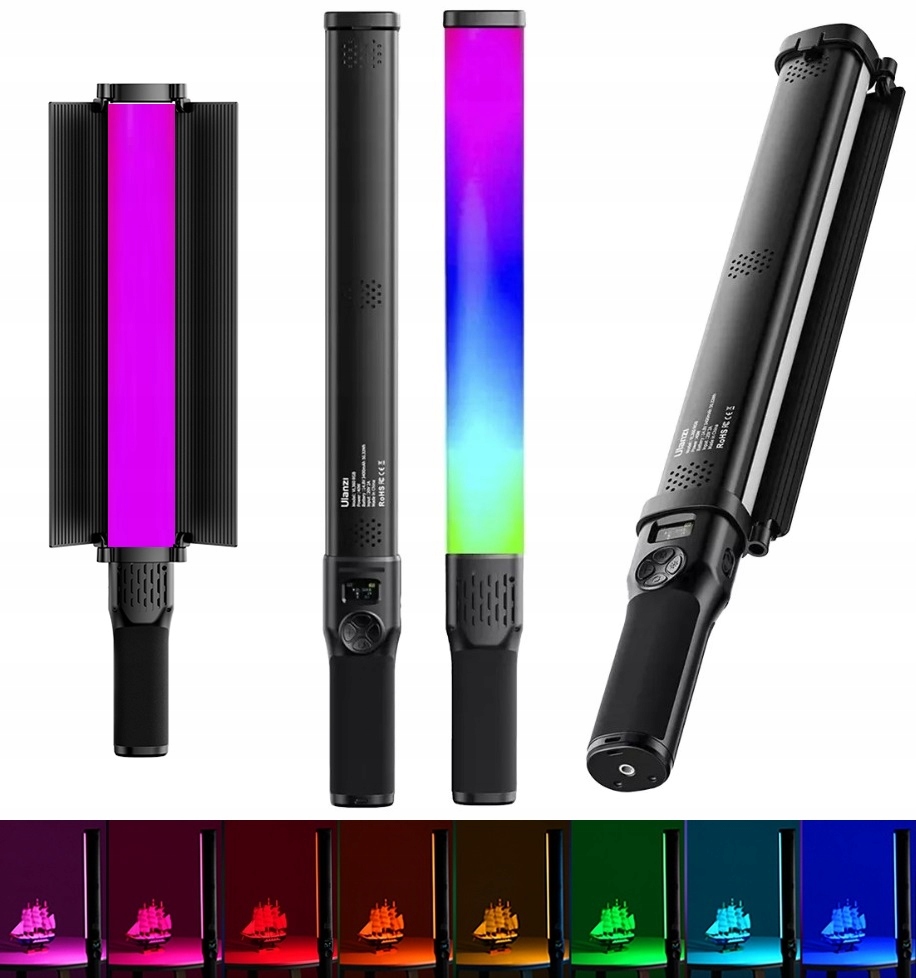 Rgb Led lampa Ulanzi VL360 Světelný meč Studiová fototrubice Video