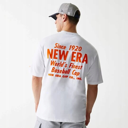 triko New Era Graphic Whi vel: XL