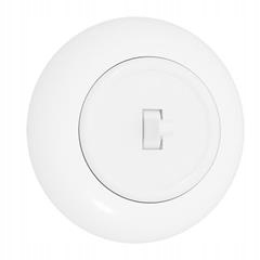 

Włącznik pojedynczy schodowy biały połysk Loft Prl