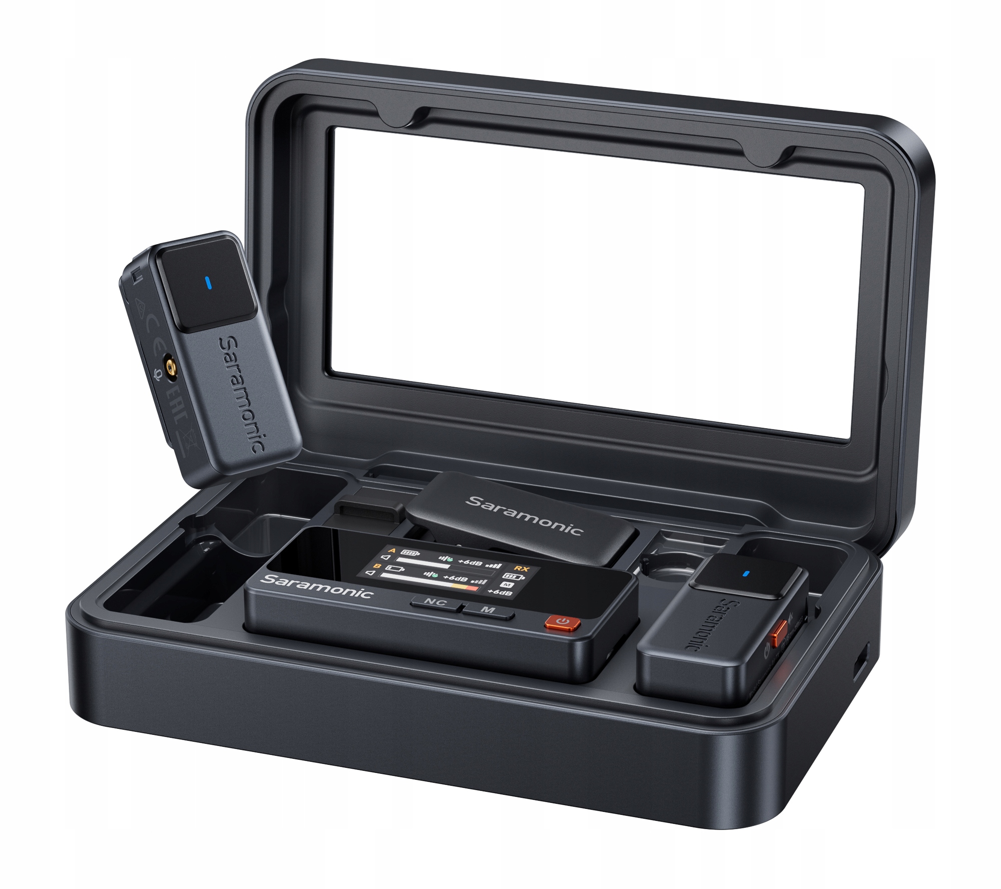 Saramonic Air-02 (Přijímač Vysílač Vysílač)