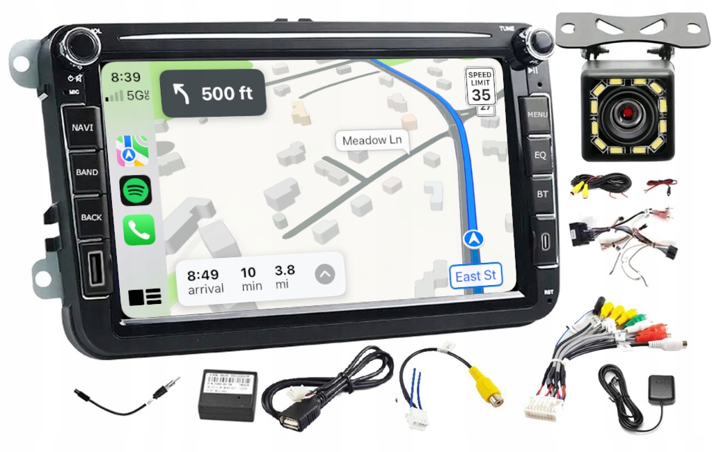 Rádio Navigácia Gps Andorid Vw Transporter T5 2003-2015 Wifi Usb 6GB 128GB