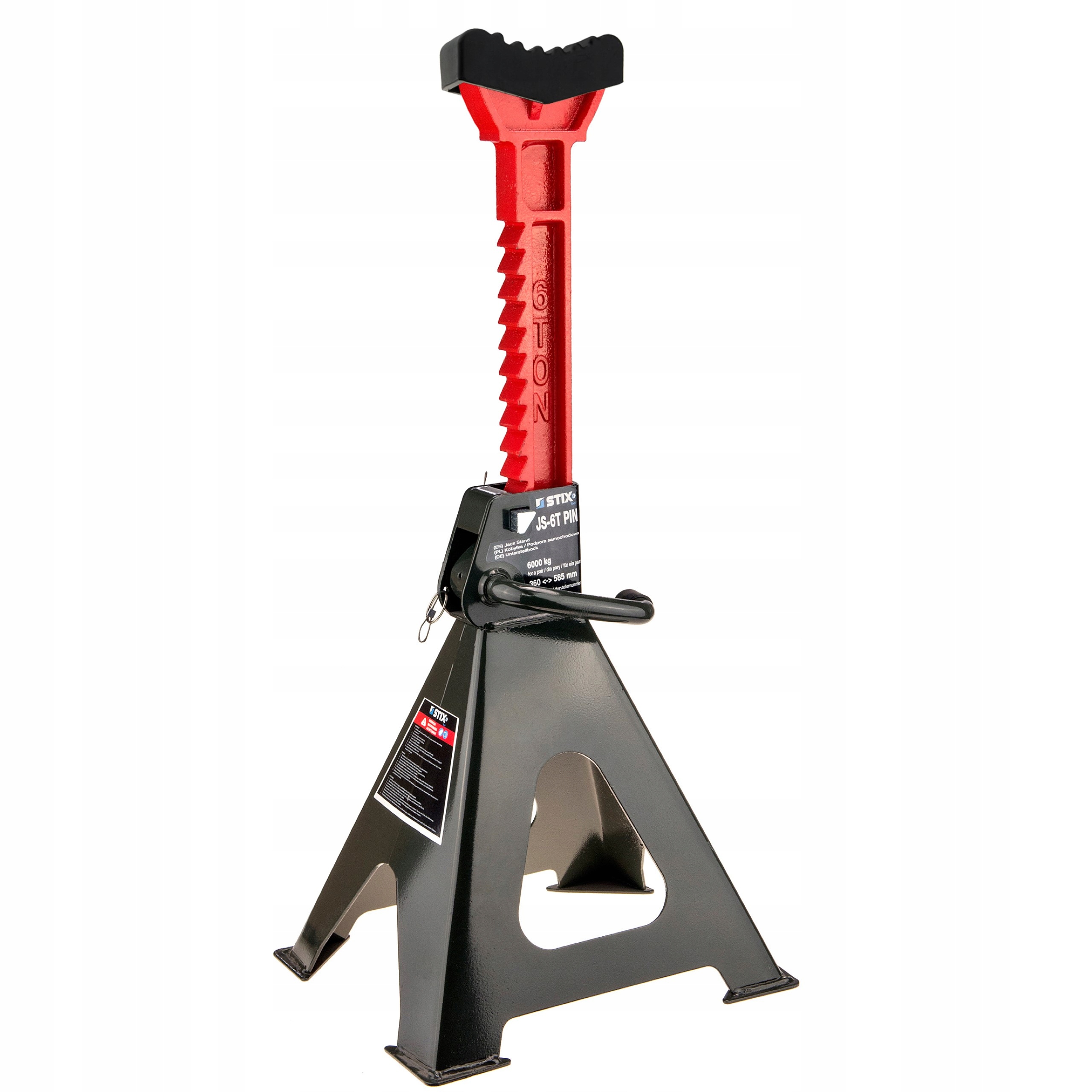 KOBYŁKI WARSZTATOWE 6T POD SAMOCHÓD PODPÓRKI ZABEZPIECZENIE 2 SZT. + GUMY Marka Stix