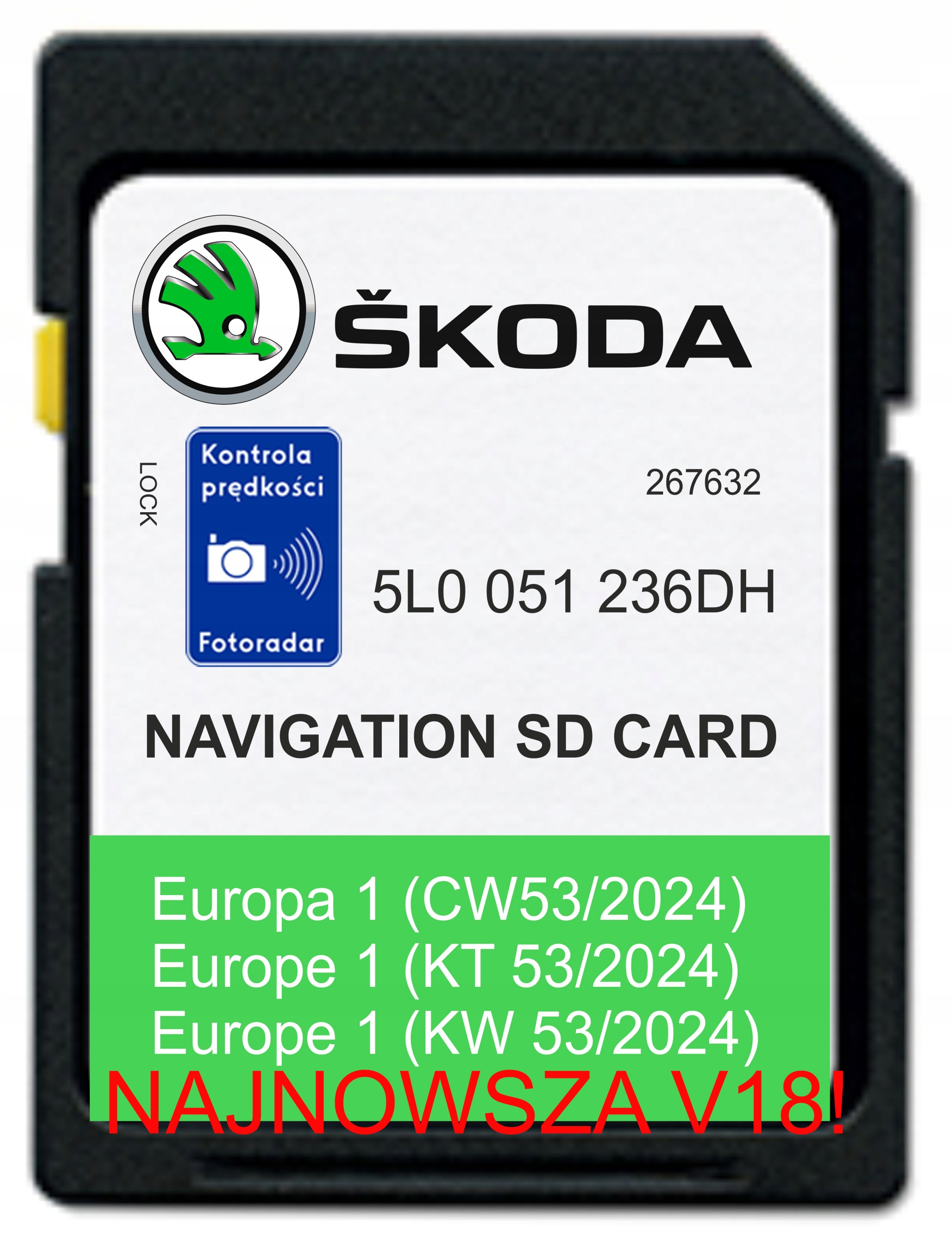 

Mapa Karta Skoda MIB2 2024 Superb Octavia Radary