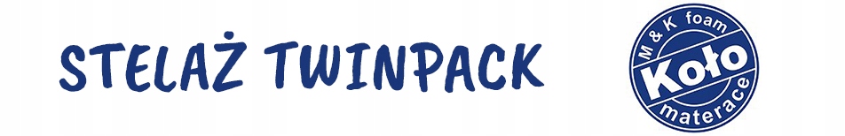 Stelaż pod materac 140x200 Twinpack MK Foam Koło płaski niski PROMOCJA-10% Rozmiar (cm) 140x200